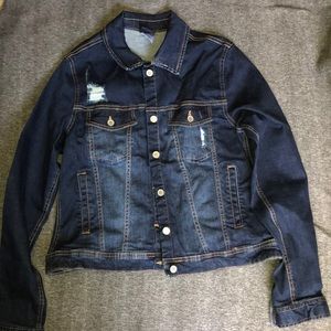 Distressed Jean jacket